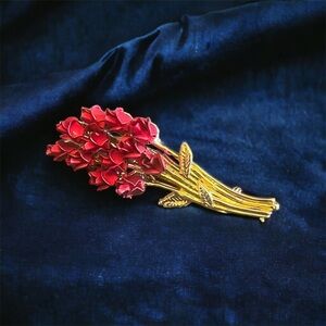 Michelson Rose Boquet Brooch